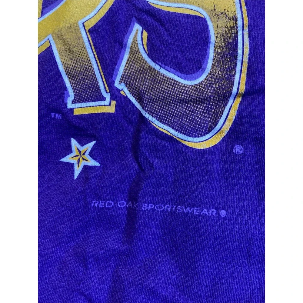 Vintage Jerzees LSU Tigers shirt Adult large purple Y2K retro football USA made